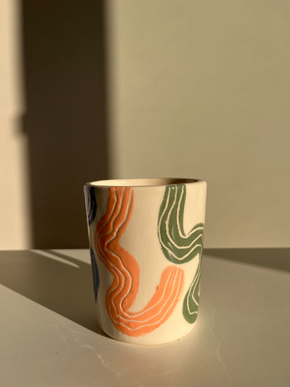 Swirl Tall Mug