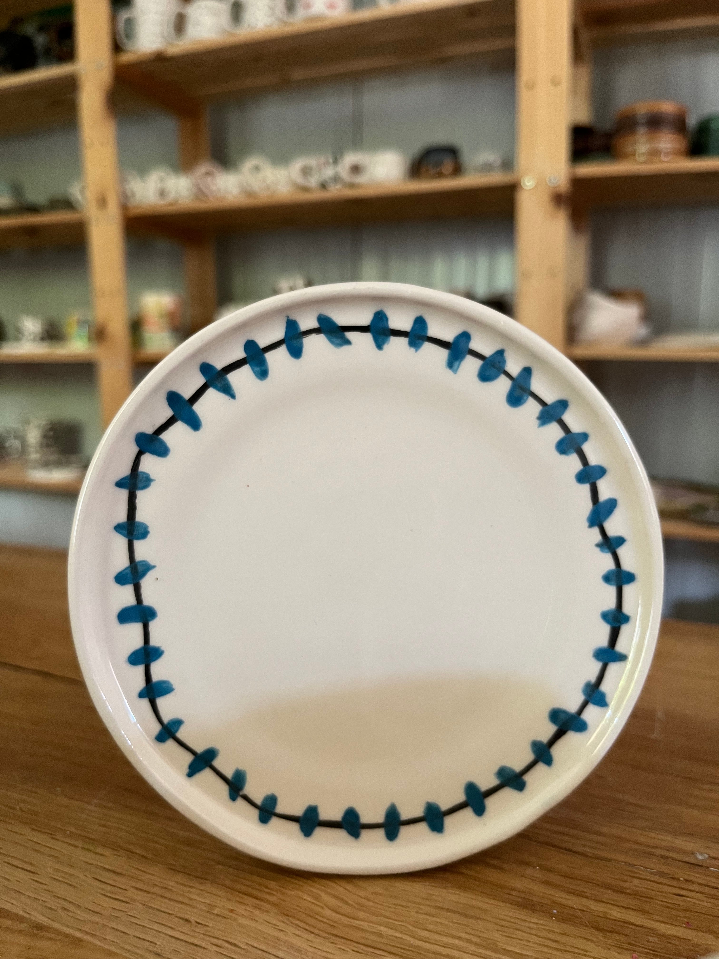 Ocean Thread Mug with plate